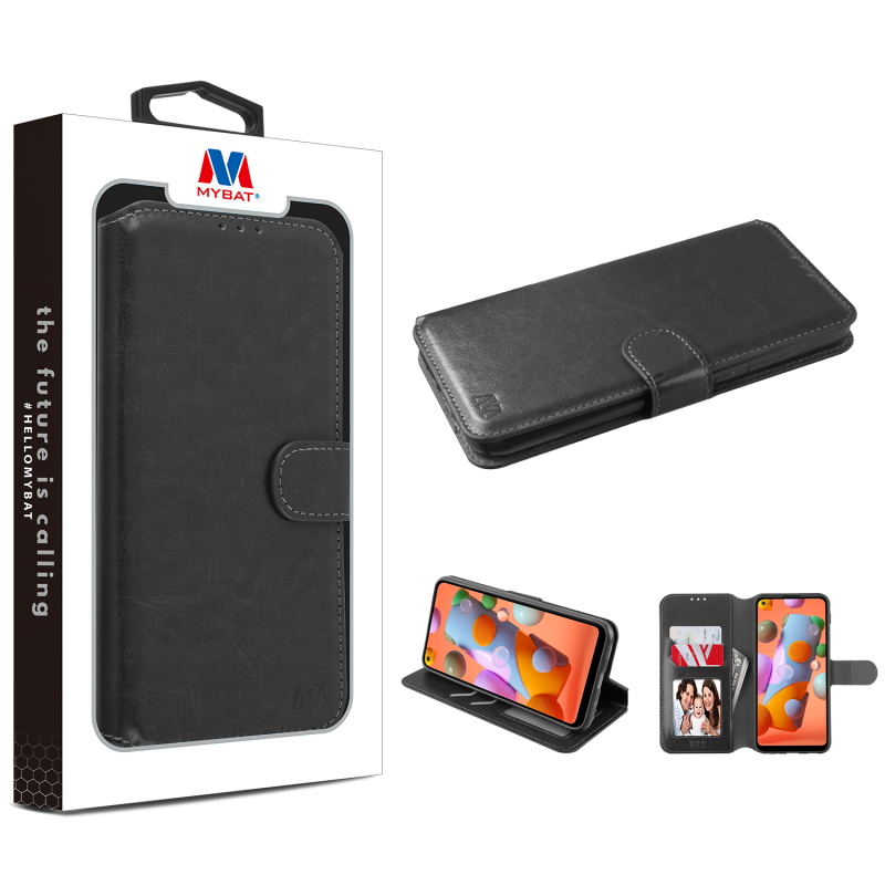 MyBat MyJacket Wallet Element Series for Samsung Galaxy A11 - Black