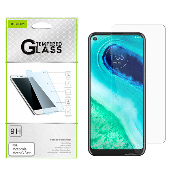 Airium Tempered Glass Screen Protector (2.5D) for Motorola Moto G Fast - Clear