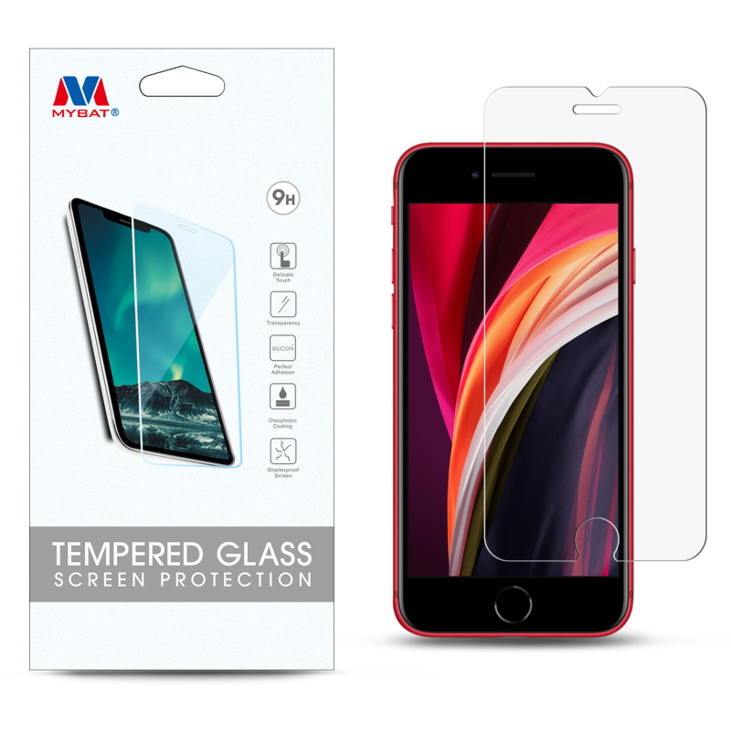 MyBat Tempered Glass Screen Protector (2.5D) for Apple iPhone SE (2020) / SE (2022) - Clear