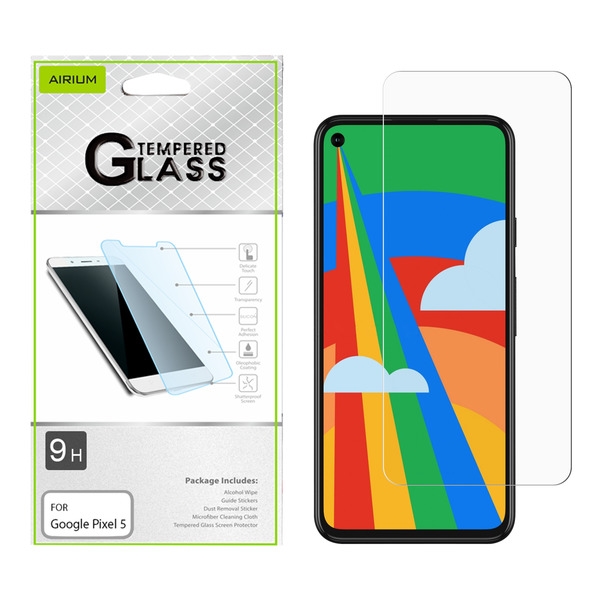 Airium Tempered Glass Screen Protector (2.5D) for GOOGLE Pixel 5 - Clear for Google Pixel 5 - Clear