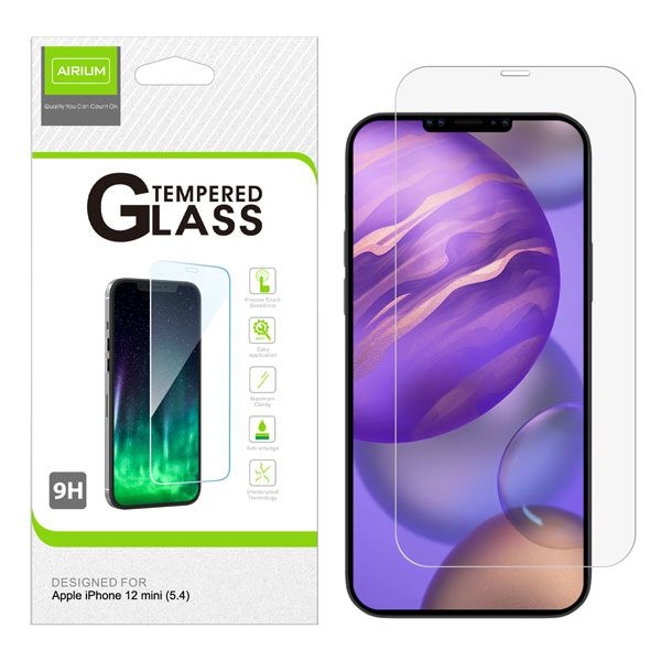 Airium Tempered Glass Screen Protector (2.5D) for Apple iPhone 12 mini (5.4) - Clear