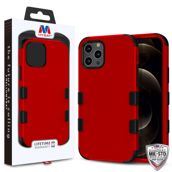 MyBat TUFF Series Case for Apple iPhone 12 Pro Max (6.7) - Red