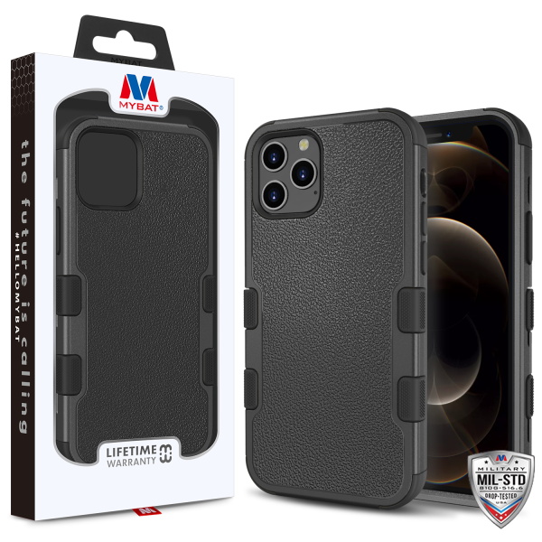 MyBat TUFF Series Case for Apple iPhone 12 Pro Max (6.7) - Natural Black / Black