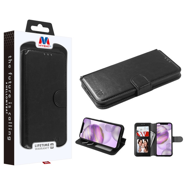 MyBat MyJacket Wallet Element Series for Apple iPhone 12 Pro Max (6.7) - Black