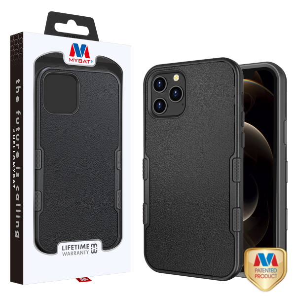 MyBat TUFF Subs Series Case for Apple iPhone 12 Pro Max (6.7) - Natural Black / Black