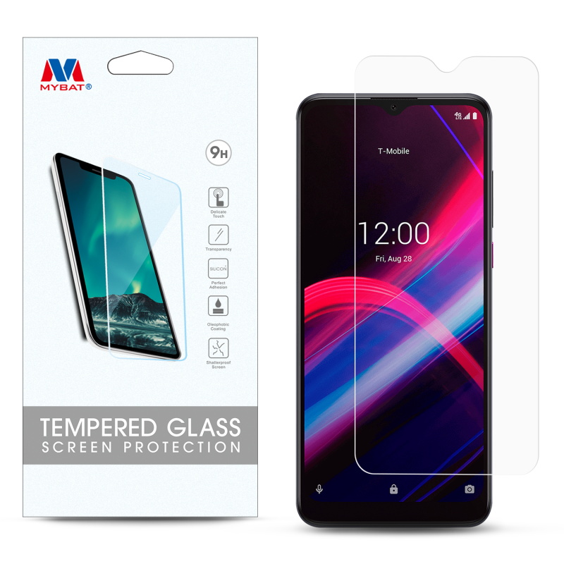 MyBat Airium Tempered Glass Screen Protector (2.5D) for T-mobile Revvl 4+ / TCL Revvl 4+ - Clear