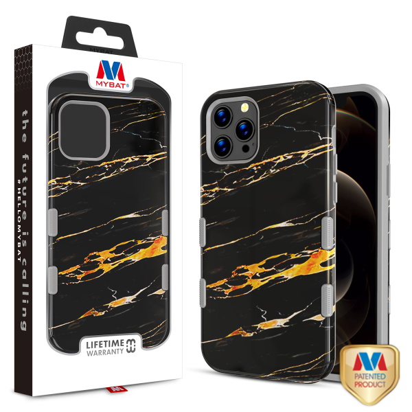 MyBat TUFF Subs Series Case for Apple iPhone 12 Pro Max (6.7) - Black Marble