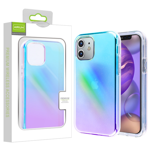 Airium Frame Hybrid Case for Apple iPhone 12 mini (5.4) - Colorful Stars Transparent