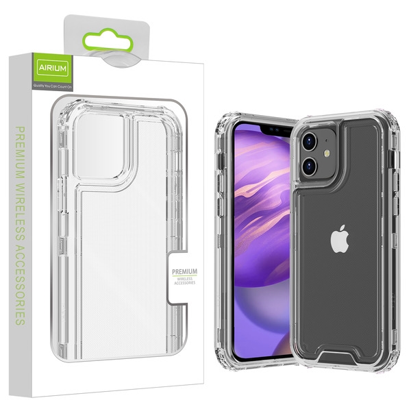 Airium Hybrid Protector Cover for Apple iPhone 12 mini (5.4) - Transparent Clear / Transparent Clear