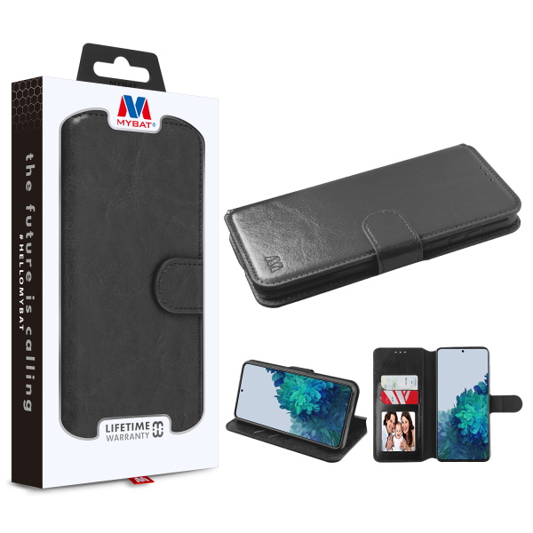 MyBat MyJacket Wallet Element Series for Samsung Galaxy S21 Plus - Black