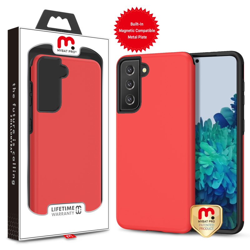 MyBat Pro Fuse Series Case for Samsung Galaxy S21 Plus - Red