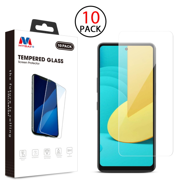 MyBat Tempered Glass Screen Protector (2.5D)(10-pack) for Lg Stylo 7 / FH50 / Stylo 7 5G - Clear