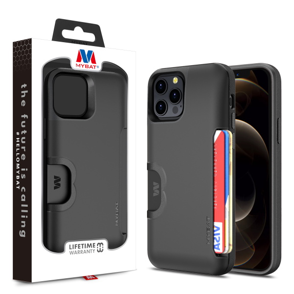 MyBat Slide Series Case for Apple iPhone 12 Pro Max (6.7) - Black