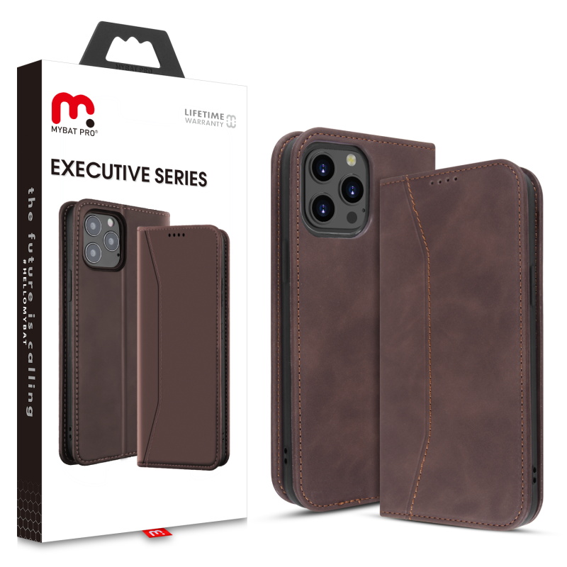 MyBat Pro Executive Series Case for Apple iPhone 12 Pro Max (6.7) - Brown