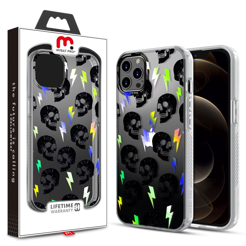 MyBat Pro Mood Series Case for Apple iPhone 12 Pro Max (6.7) - Punk Skulls