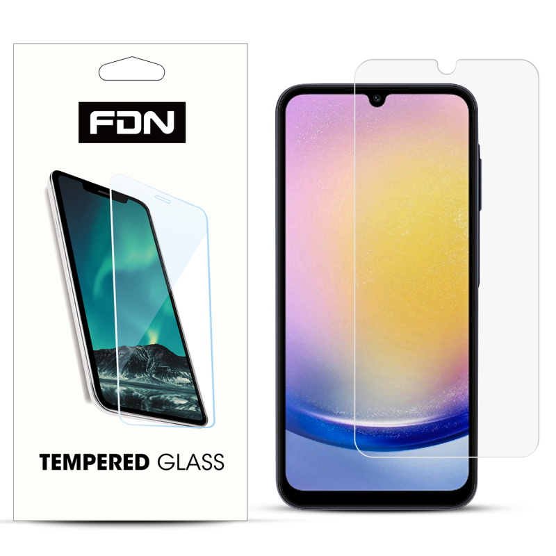 SYB Tempered Glass Screen Protector (2.5D) for Samsung Galaxy A25 5G - Clear