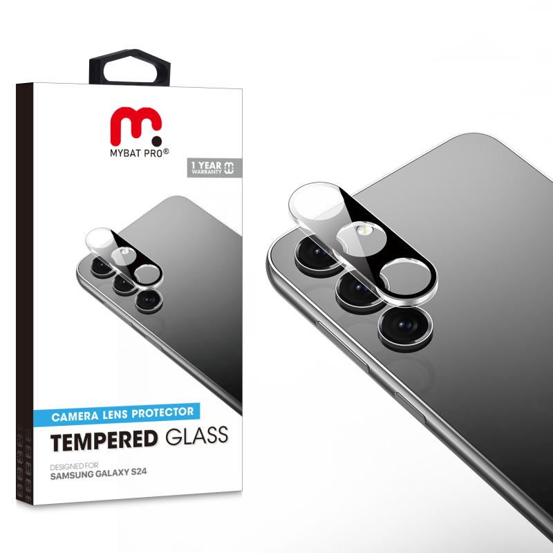 MyBat Pro Tempered Glass Lens Protector (2.5D) for Samsung Galaxy S24 - Clear