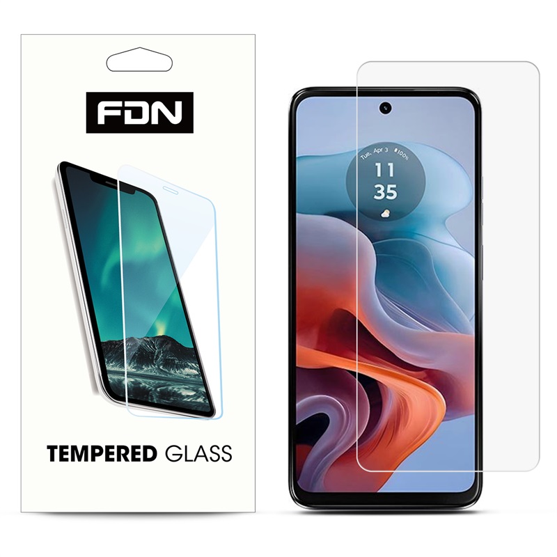 SYB Tempered Glass Screen Protector (2.5D) for Motorola Moto G 5G (2024) - Clear