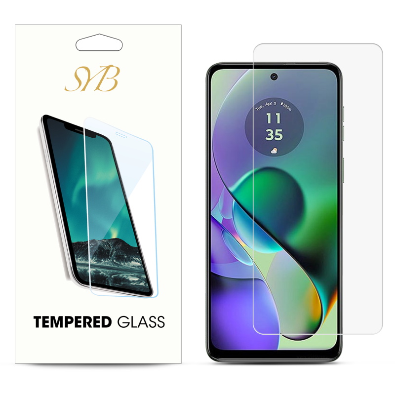 SYB Tempered Glass Screen Protector (2.5D) for Motorola Moto G Play 4G (2024) - Clear
