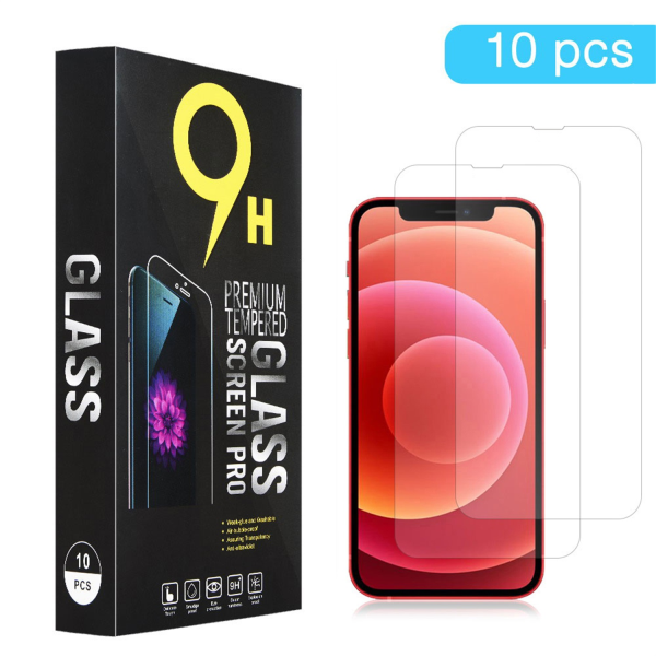 Dreamify USA Arcing Tempered Glass Screen Protector for iPhone 14 Plus (6.7)/13 Pro Max (6.7) - 10 Packs