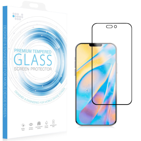 Dreamify USA Tempered Glass for iPhone 14 Pro (6.1)- Black