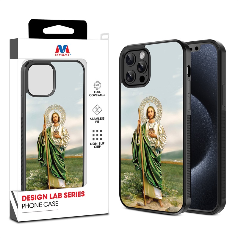 MyBat Design Lab Series Case for Apple iPhone 12 - 12 Pro (6.1) - Saint Judas
