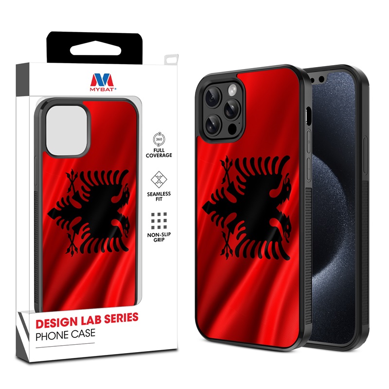 MyBat Design Lab Series Case for Apple iPhone 12 - 12 Pro (6.1) - Albania Flag