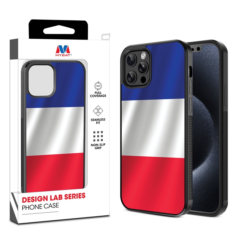 MyBat Design Lab Series Case for Apple iPhone 12 - 12 Pro (6.1) - France Flag