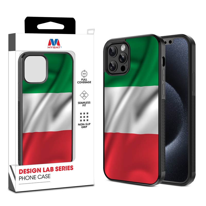 MyBat Design Lab Series Case for Apple iPhone 12 - 12 Pro (6.1) - Italy Flag