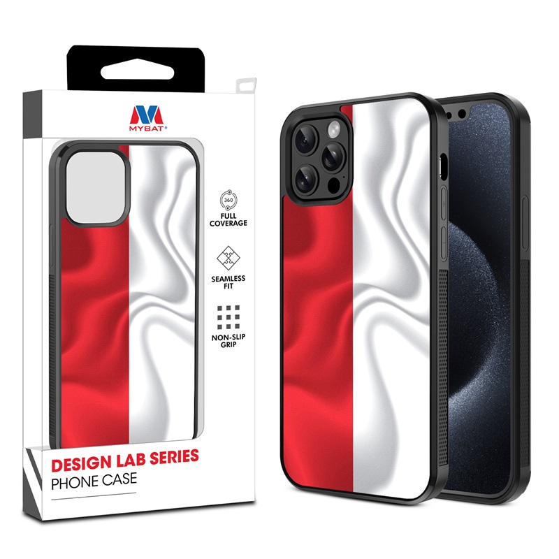 MyBat Design Lab Series Case for Apple iPhone 12 - 12 Pro (6.1) - Poland Flag
