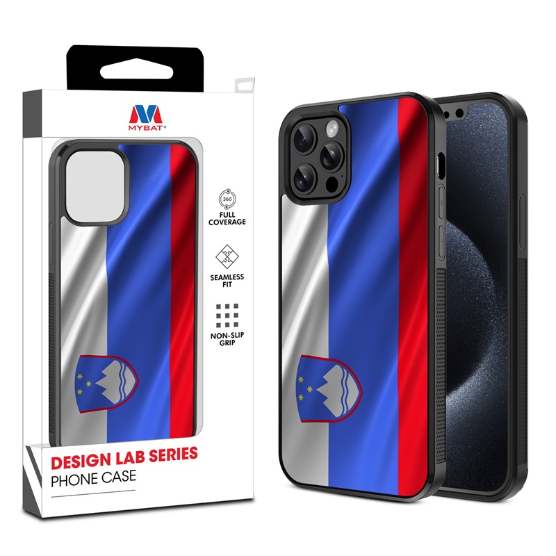 MyBat Design Lab Series Case for Apple iPhone 12 - 12 Pro (6.1) - Slovenia Flag