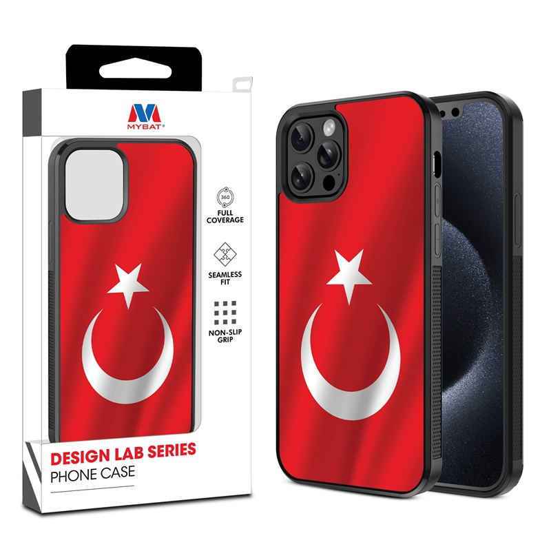 MyBat Design Lab Series Case for Apple iPhone 12 - 12 Pro (6.1) - Turkey Flag