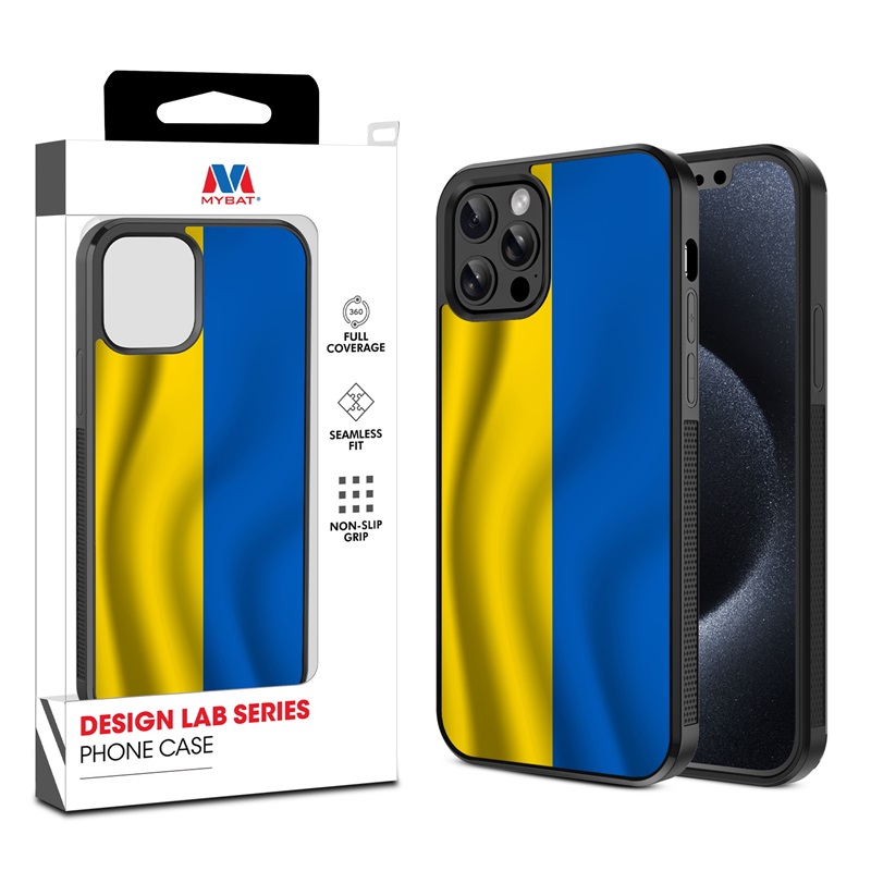 MyBat Design Lab Series Case for Apple iPhone 12 - 12 Pro (6.1) - Ukraine Flag