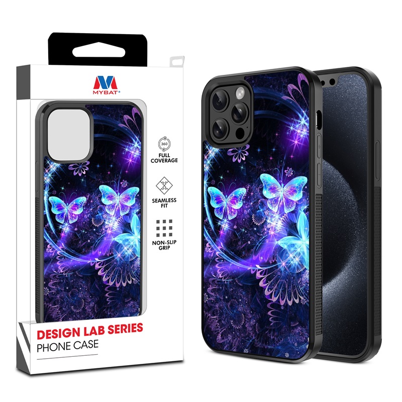 MyBat Design Lab Series Case for Apple iPhone 12 - 12 Pro (6.1) - Butterfly Magic