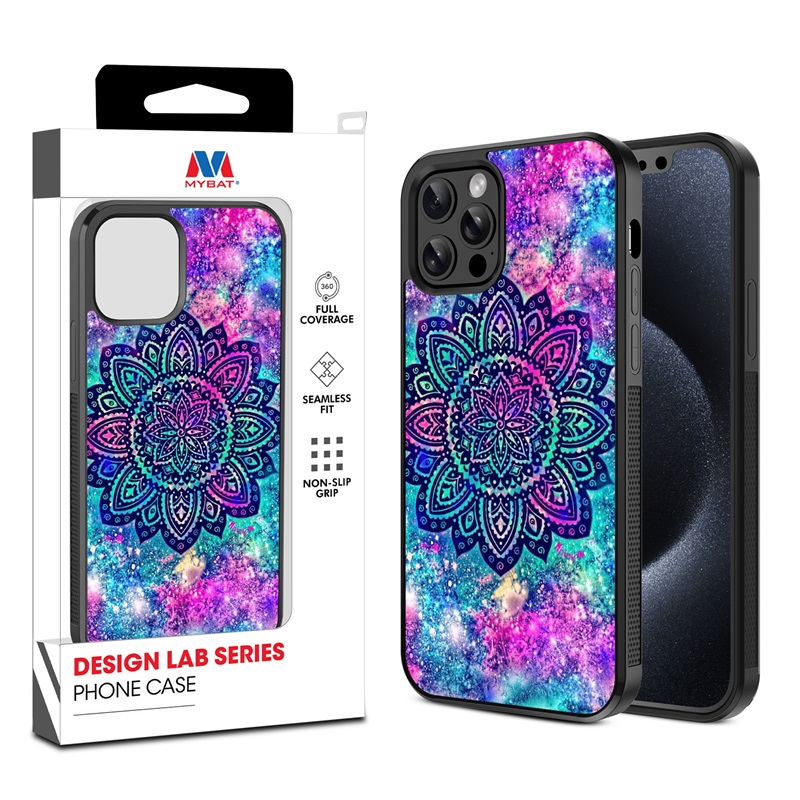 MyBat Design Lab Series Case for Apple iPhone 12 - 12 Pro (6.1) - Cosmic Mandala