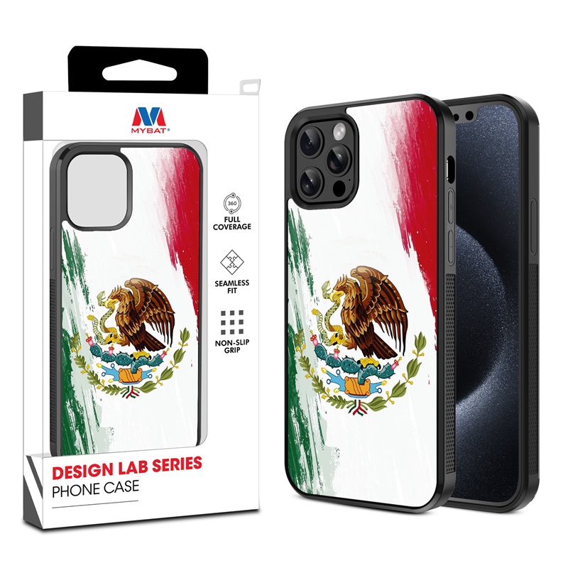 MyBat Design Lab Series Case for Apple iPhone 12 - 12 Pro (6.1) - Bandera de M‚xico