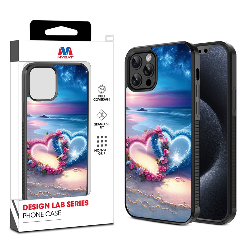 MyBat Design Lab Series Case for Apple iPhone 12 - 12 Pro (6.1) - Heart and Soul