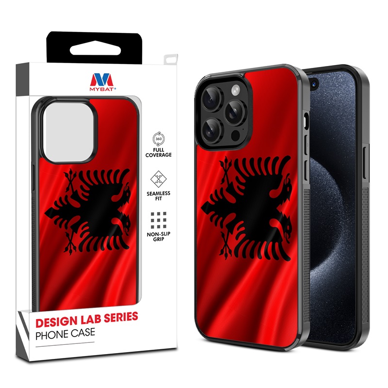 MyBat Design Lab Series Case for Apple iPhone 14 Pro (6.1) - Albania Flag
