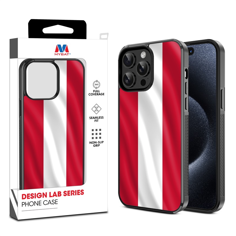MyBat Design Lab Series Case for Apple iPhone 14 Pro (6.1) - Austria Flag