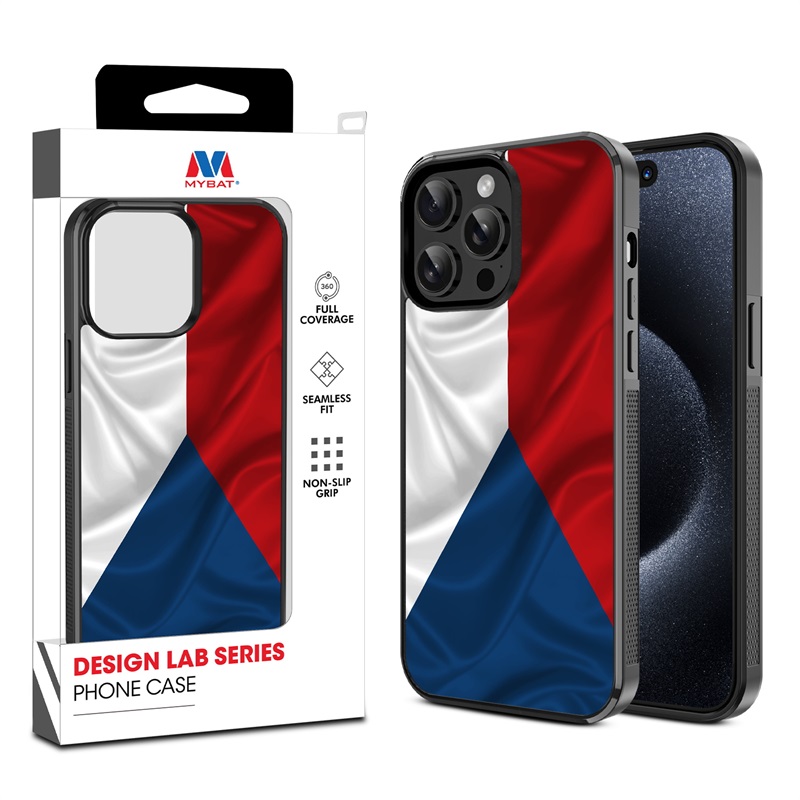 MyBat Design Lab Series Case for Apple iPhone 14 Pro (6.1) - Czechia Flag