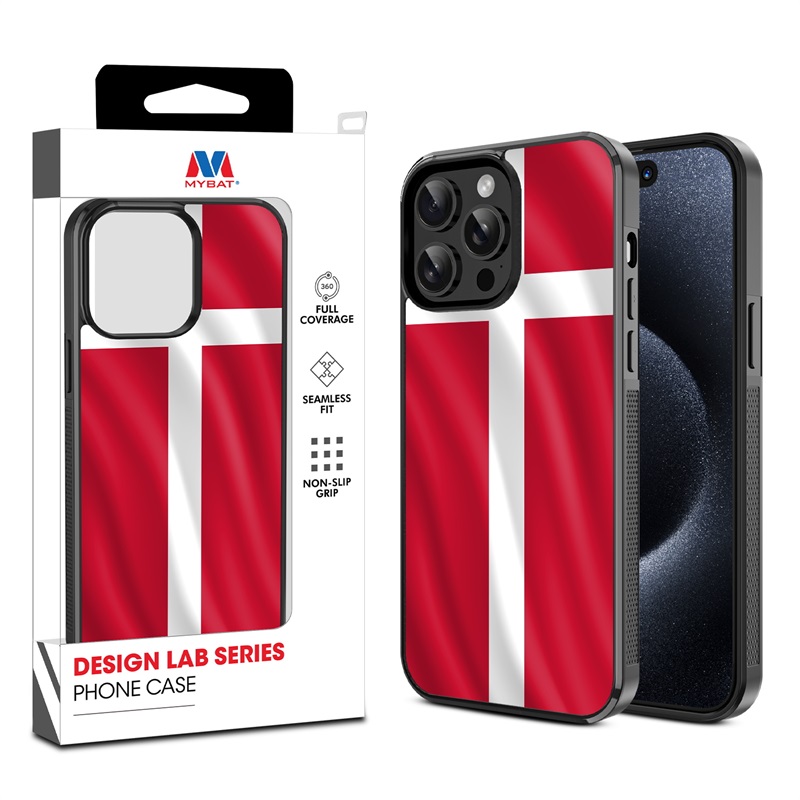 MyBat Design Lab Series Case for Apple iPhone 14 Pro (6.1) - Denmark Flag