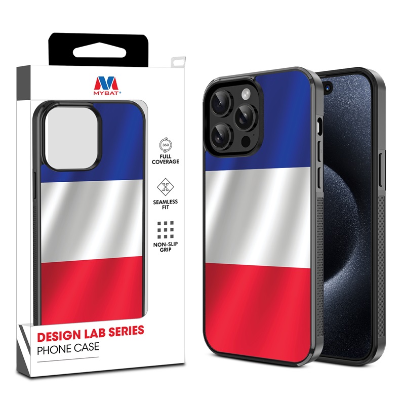 MyBat Design Lab Series Case for Apple iPhone 14 Pro (6.1) - France Flag