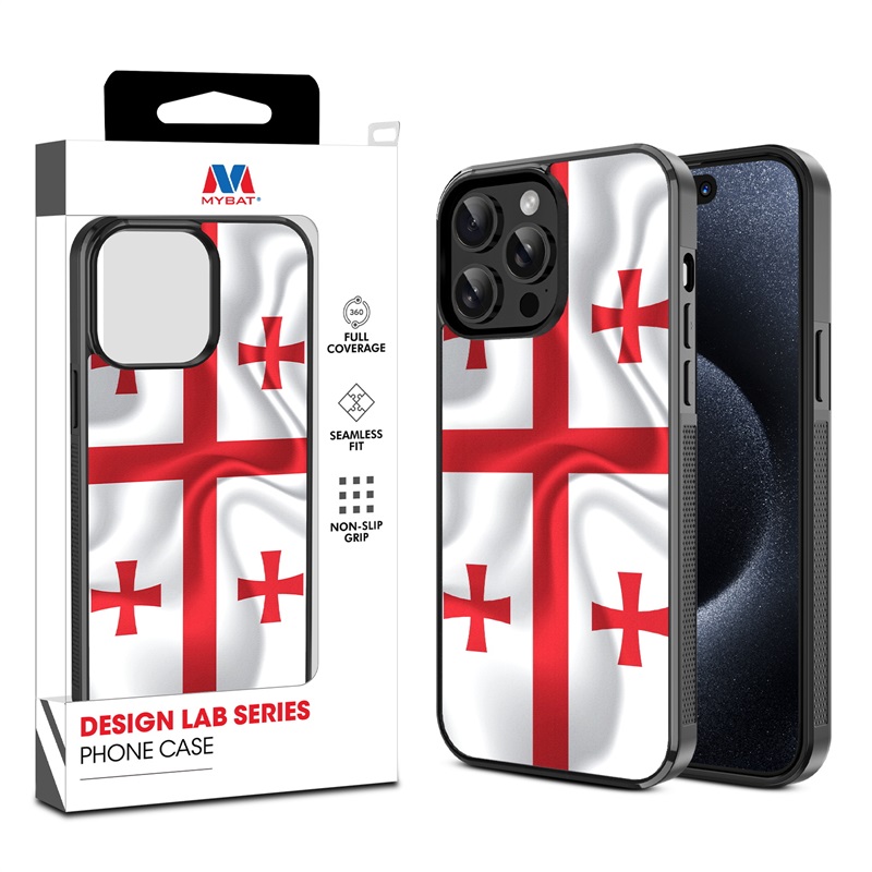 MyBat Design Lab Series Case for Apple iPhone 14 Pro (6.1) - Georgia Flag