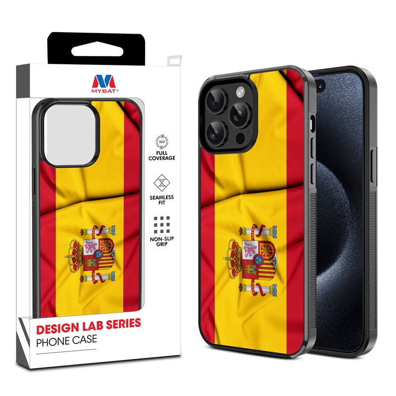MyBat Design Lab Series Case for Apple iPhone 14 Pro (6.1) - Spain Flag