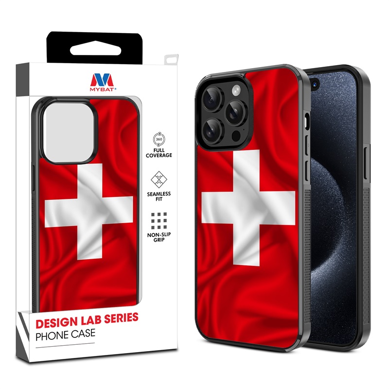 MyBat Design Lab Series Case for Apple iPhone 14 Pro (6.1) - Switzerland Flag