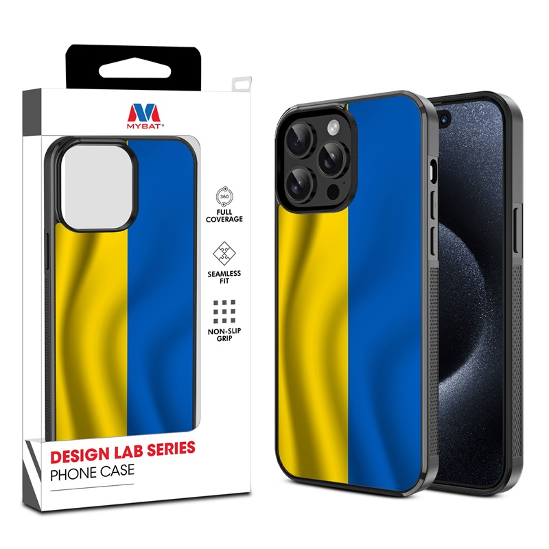 MyBat Design Lab Series Case for Apple iPhone 14 Pro (6.1) - Ukraine Flag