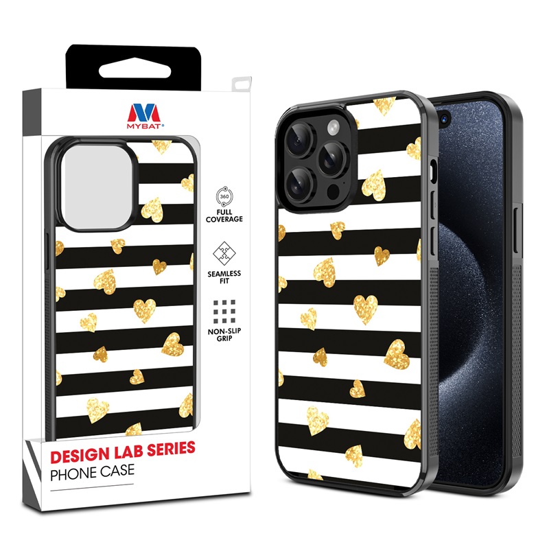 MyBat Design Lab Series Case for Apple iPhone 14 Pro (6.1) - Heart of Gold