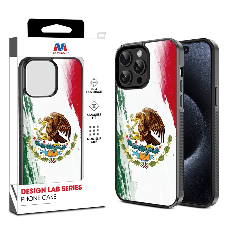 MyBat Design Lab Series Case for Apple iPhone 14 Pro (6.1) - Bandera de M‚xico