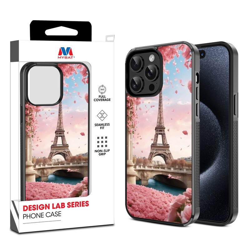 MyBat Design Lab Series Case for Apple iPhone 14 Pro (6.1) - Paris In Bloom