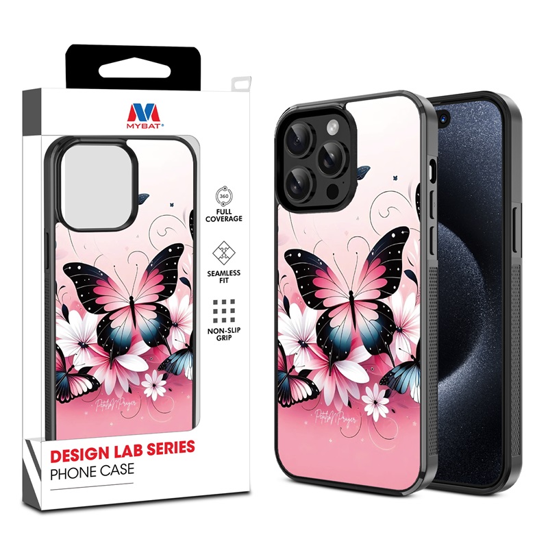 MyBat Design Lab Series Case for Apple iPhone 14 Pro (6.1) - Butterfly Bouquet